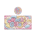 Mochi Gelato Tall 100ML / 7G Miron Glass Jar LABELS ONLY - Strain Labels