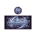 Moonbow Tall 100ML / 7G Miron Glass Jar LABELS ONLY - Strain Labels