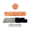 Peach Rings Side and Lid Labels with 5ml Extract Jars - Strain Labels