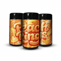 Peach Rings Tall 100ML / 7G Labelled Miron Glass Jars - Strain Labels