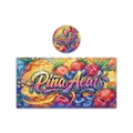 Pina Acai Tall 100ML / 7G Miron Glass Jar LABELS ONLY - Strain Labels
