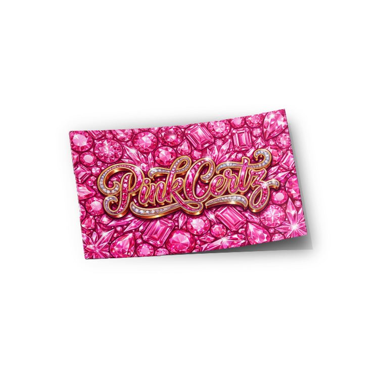Pink Certz Strain Labels - Strain Labels
