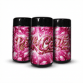 Pink Certz Tall 100ML / 7G Labelled Miron Glass Jars - Strain Labels