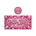 Pink Certz Tall 100ML / 7G Miron Glass Jar LABELS ONLY - Strain Labels
