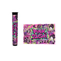 Pink Zushi Roll Tubes 116mm Labelled - Strain Labels