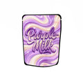 Purple Milk Labelled Mylar Bags - Strain Labels