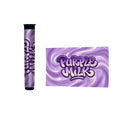 Purple Milk Pre Roll Tubes 116mm Labelled - Strain Labels