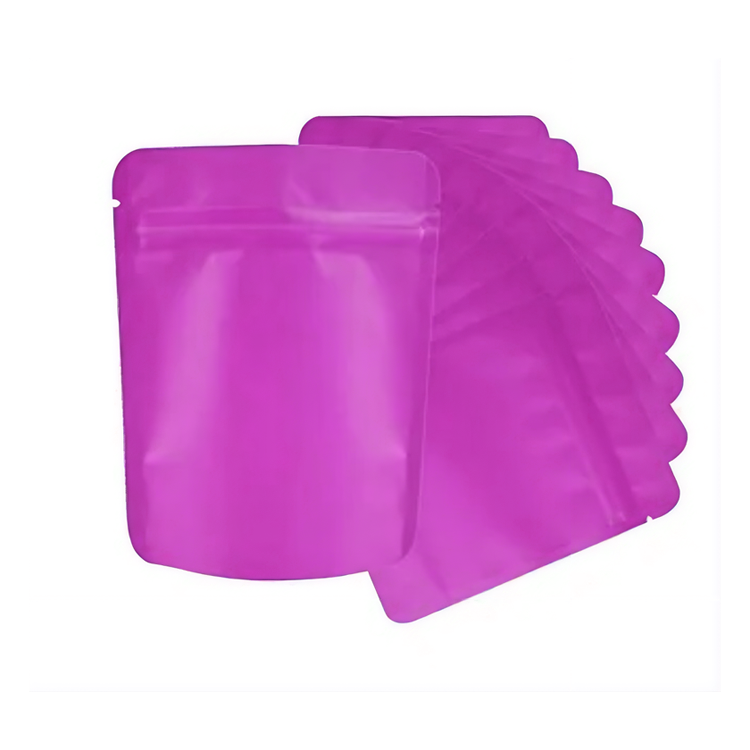 Purple Matte 3.5G Mylar Bags