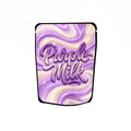 Purple Milk Labelled Mylar Bags