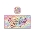 Rainbow Gelato Tall 100ML / 7G Miron Glass Jar LABELS ONLY - Strain Labels