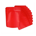 Red Matte 3.5G Mylar Bags