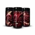 Road Dawg Tall 100ML / 7G Labelled Miron Glass Jars - Strain Labels