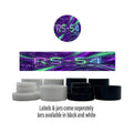 RS54 Side and Lid Labels with 5ml Extract Jars - Strain Labels