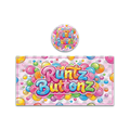 Runtz Buttonz Tall 100ML / 7G Miron Glass Jar LABELS ONLY - Strain Labels