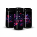 Side Piece Tall 100ML / 7G Labelled Miron Glass Jars - Strain Labels