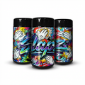 Slapz Tall 100ML / 7G Labelled Miron Glass Jars - Strain Labels