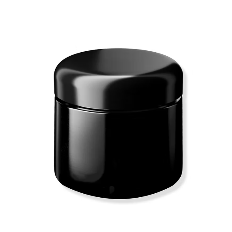 Squat 100ml/7G Black Miron UV Glass Jars