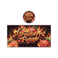 Strawberry Fuego Tall 100ML / 7G Miron Glass Jar LABELS ONLY - Strain Labels
