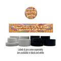 Sugar Cone Side and Lid Labels with 5ml Extract Jars - Strain Labels