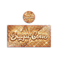 Sugar Cone Tall 100ML / 7G Miron Glass Jar LABELS ONLY - Strain Labels