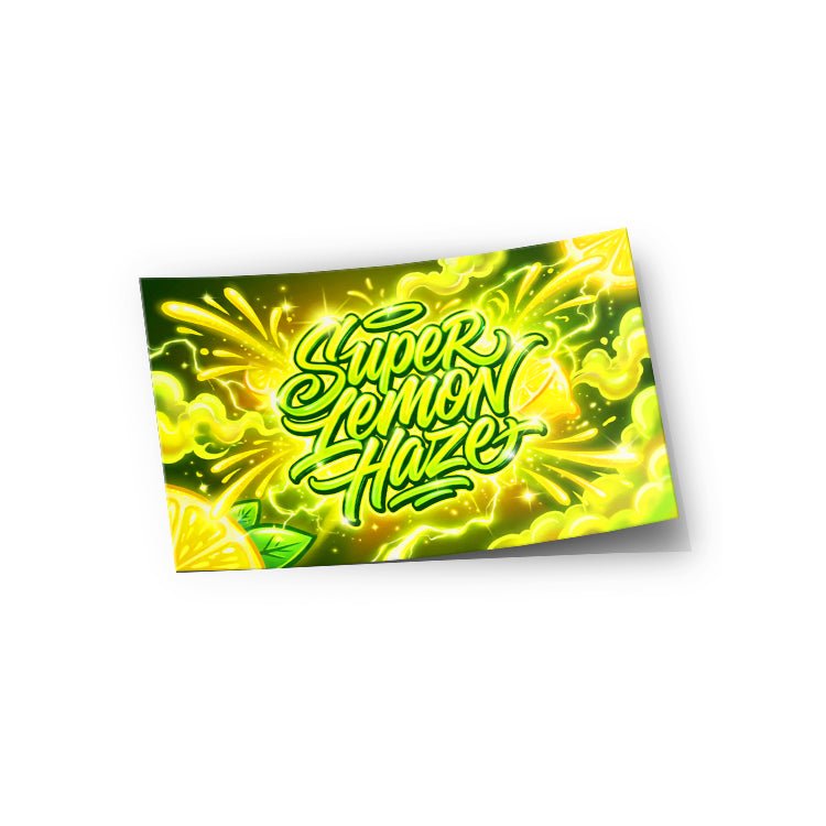 Super Lemon Haze Strain Labels - Strain Labels