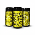 Super Lemon Haze Tall 100ML / 7G Labelled Miron Glass Jars - Strain Labels