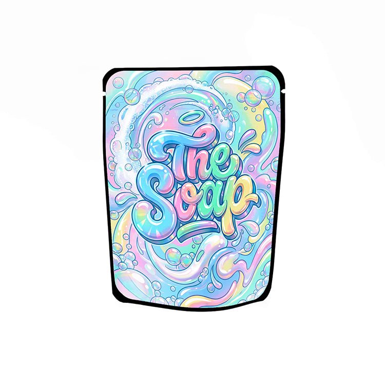 The Soap Labelled Mylar Bags - Strain Labels
