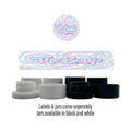 The Soap Side and Lid Labels with 5ml Extract Jars - Strain Labels