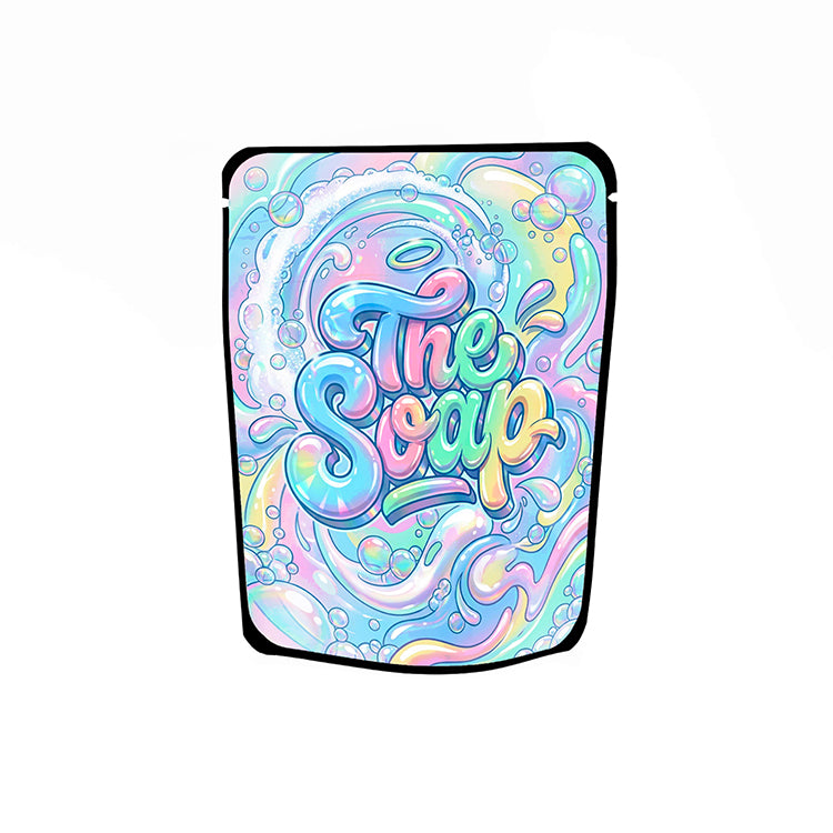 The Soap Labelled Mylar Bags