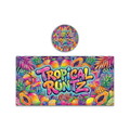 Tropical Runtz Tall 100ML / 7G Miron Glass Jar LABELS ONLY - Strain Labels