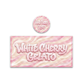 White Cherry Gelato Tall 100ML / 7G Miron Glass Jar LABELS ONLY - Strain Labels
