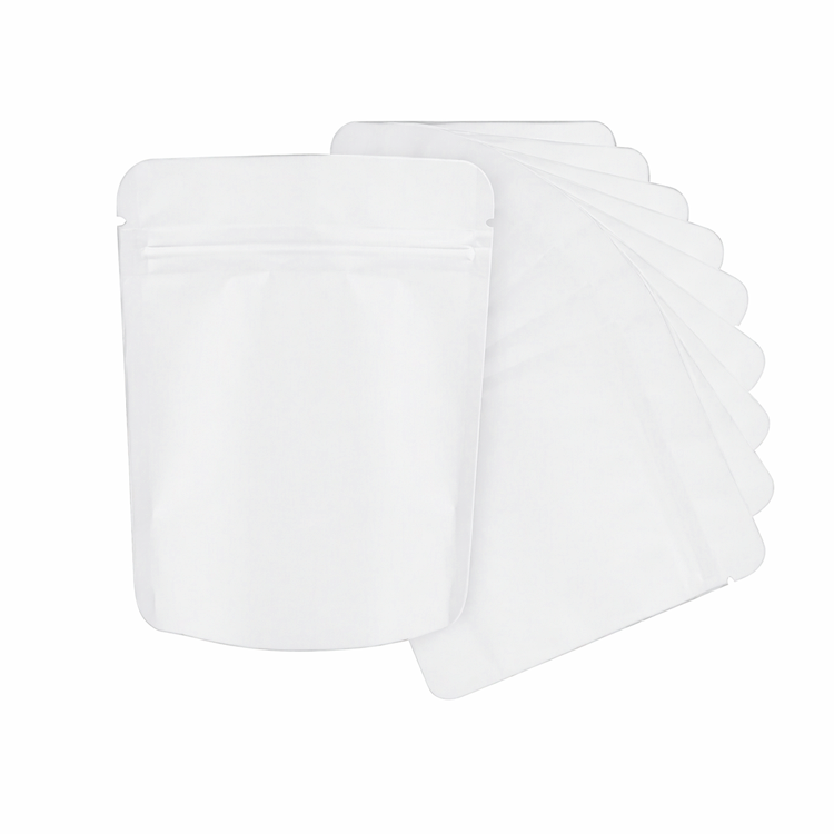 White Matte 3.5G Mylar Bags
