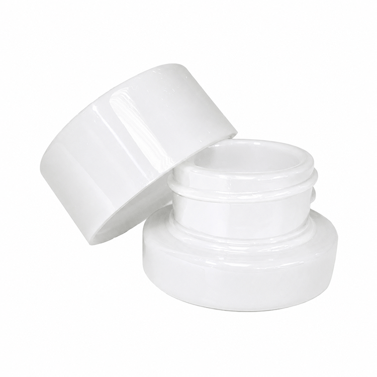 5ml White Miron Glass Jars