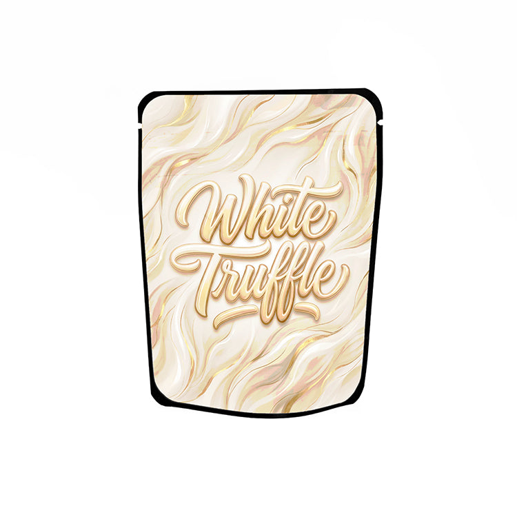 White Truffle Labelled Mylar Bags