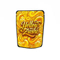 Yellow Zushi Labelled Mylar Bags - Strain Labels