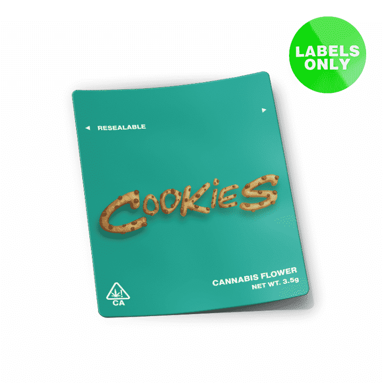 Cookies Mylar Bag Strain Labels