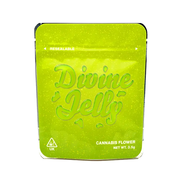 Divine Jelly Mylar Bags/Strain Pouches/Cali Packs