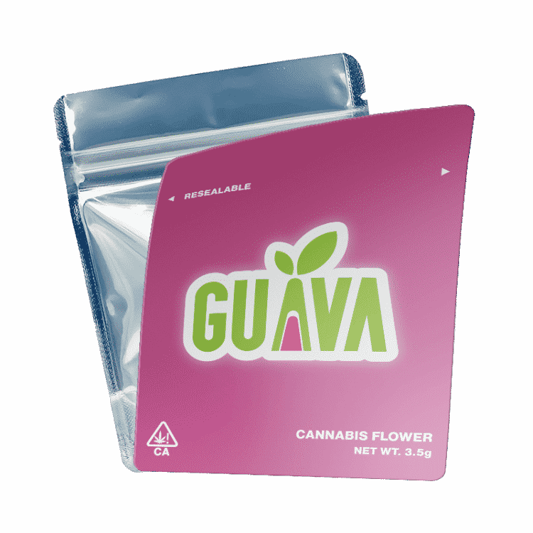 Guava Mylar Bags/Strain Pouches/Cali Packs. Unlabelled.