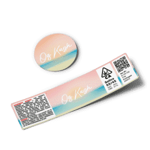 OG Kush Glass Jar Strain Labels