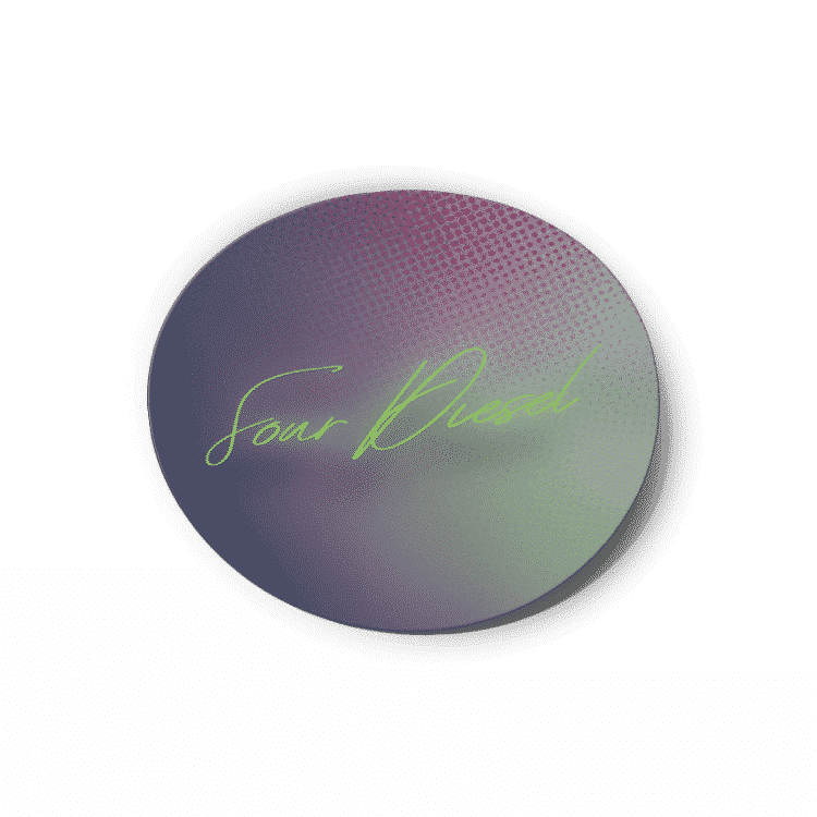 Sour Diesel Strain/Slap Stickers/Labels.