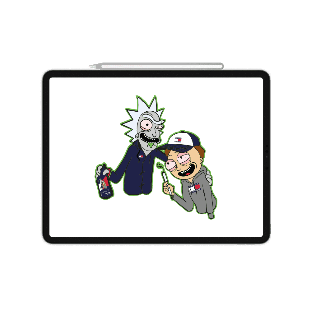 Strain Labels Character Illustration 4