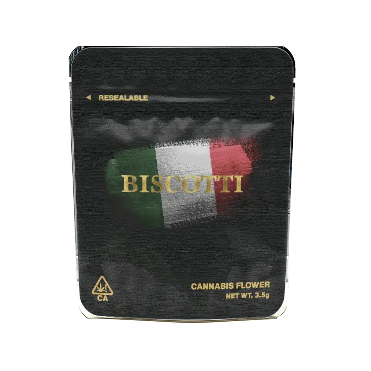 biscotti Strain Cali Pack Mylar Bags/Pouches