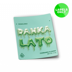 Dankalato Mylar Bag Strain Labels