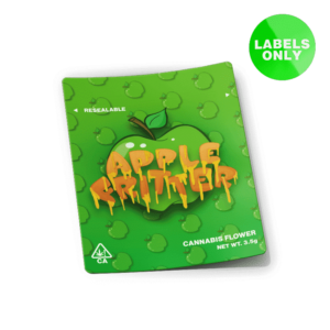 Apple Fritter Mylar Bag Strain Labels