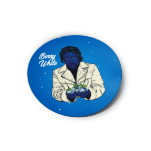 Berry White Strain/Slap Stickers/Labels.