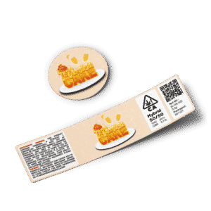 Mimosa Cake Glass Jar Strain Labels