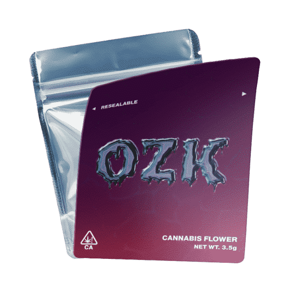 OZK Mylar Bags/Strain Pouches/Cali Packs. Unlabelled.