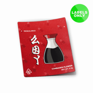 Zoy Mylar Bag Strain Labels