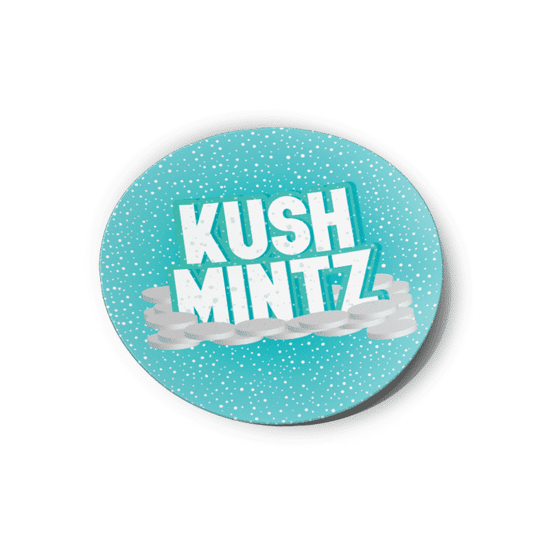 Kush Mints Strain/Slap Stickers/Labels.