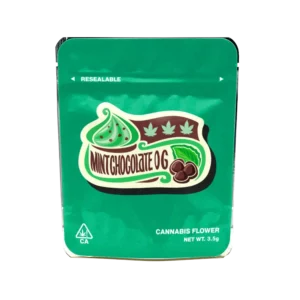 Mint Chocolate OG Mylar Bags/Strain Pouches/Cali Packs